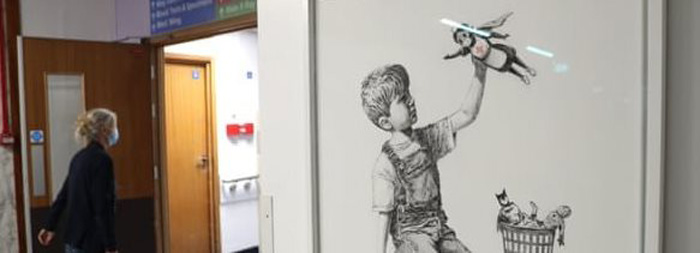 فروش نقاشی کرونایی «بنکسی» به نفع سرویس سلامت همگانی